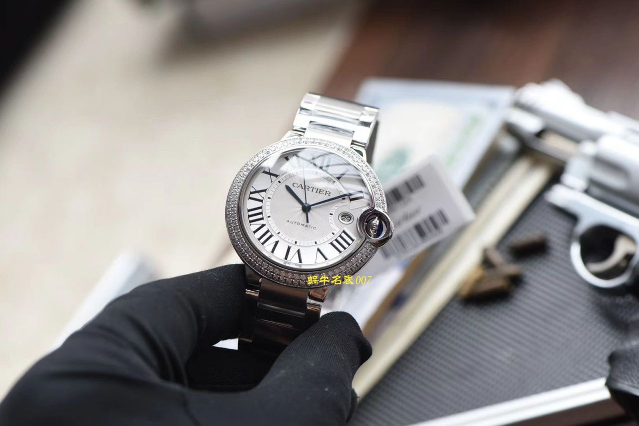 【V6厂官网CARTIER复刻高仿表】卡地亚蓝气球系列WE9009Z3钻圈腕表 / K222