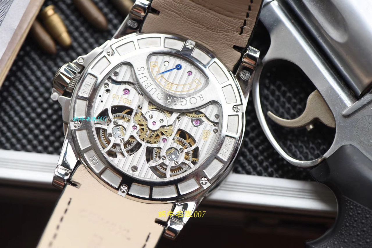 【JB厂罗杰杜彼复刻高仿双飞行陀飞轮手表】Roger Dubuis罗杰杜彼EXCALIBUR（王者系列）系列RDDBEX0249腕表 / LJ031
