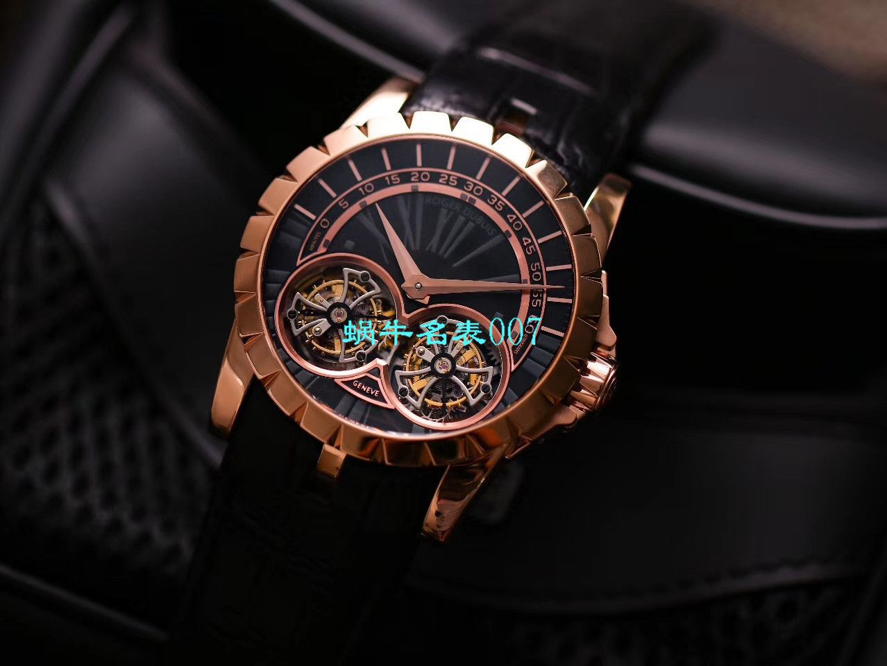 【JB厂罗杰杜彼复刻高仿双飞行陀飞轮手表】Roger Dubuis罗杰杜彼EXCALIBUR（王者系列）系列RDDBEX0249腕表 / LJ031