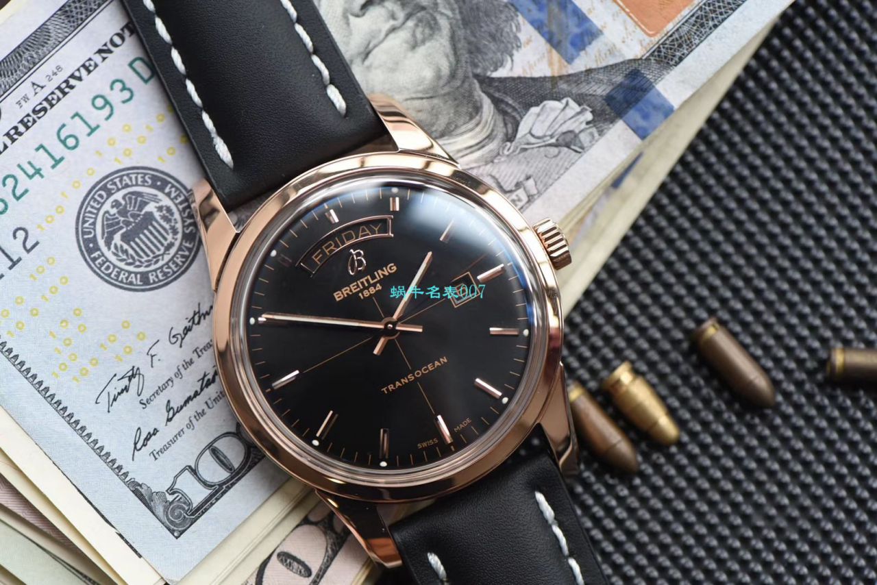 【V7厂百年灵复刻高仿手表】百年灵越洋系列R45310121B1P1腕表 / BL102