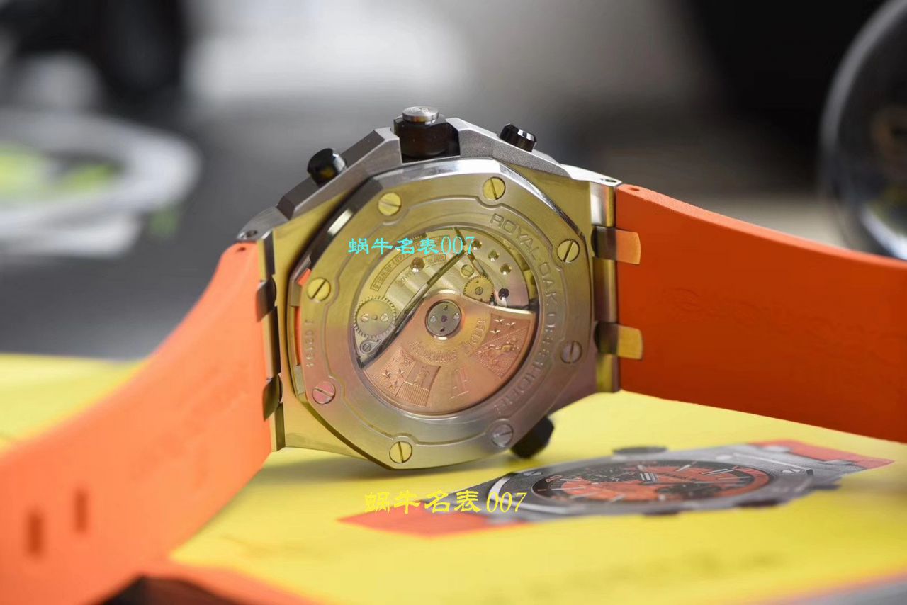 【NOOB厂复刻表无敌超值～N厂鲜橙计时离岸】爱彼复刻高仿皇家橡树离岸型系列26703ST.OO.A070CA.01腕表 / AP169