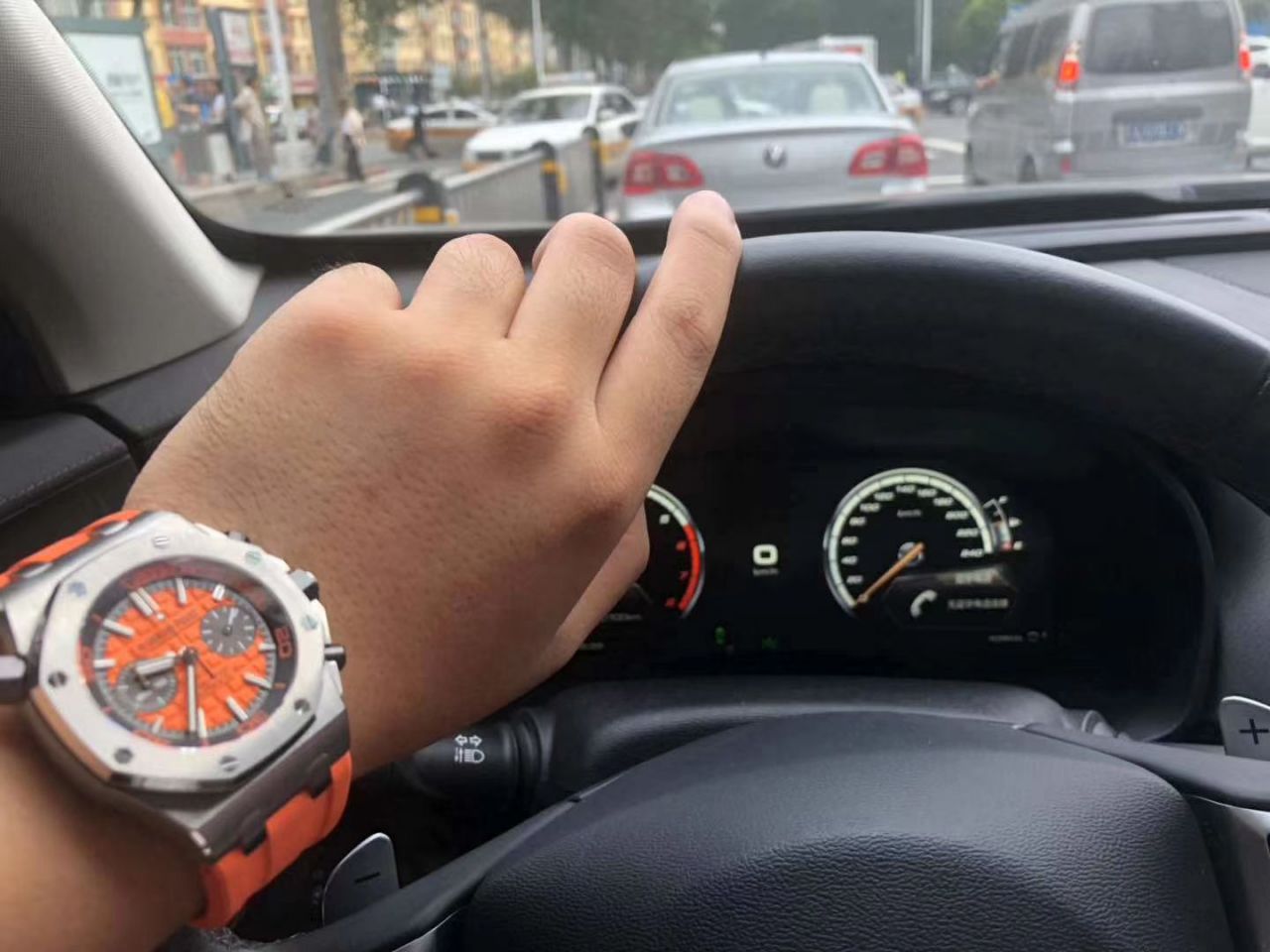 【NOOB厂复刻表无敌超值～N厂鲜橙计时离岸】爱彼复刻高仿皇家橡树离岸型系列26703ST.OO.A070CA.01腕表 / AP169