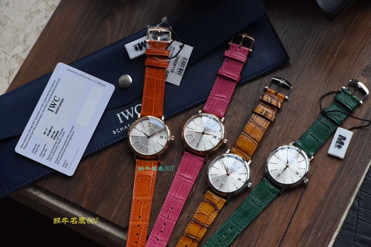 【M+厂顶级复刻高仿手表】IWC万国表柏涛菲诺系列IW458116、IW458101女士腕表 