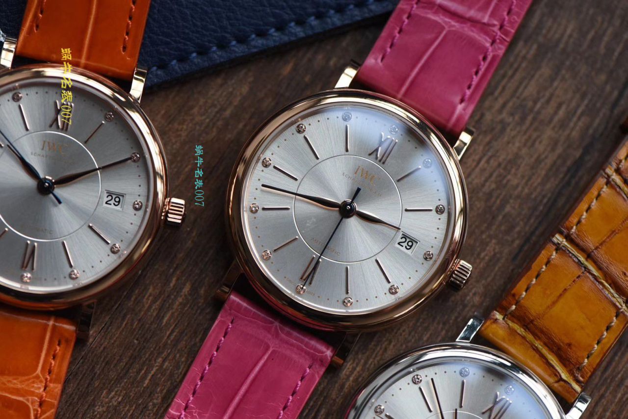 【M+厂顶级复刻高仿手表】IWC万国表柏涛菲诺系列IW458116、IW458101女士腕表 