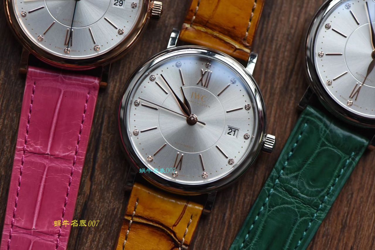 【M+厂顶级复刻高仿手表】IWC万国表柏涛菲诺系列IW458116、IW458101女士腕表 