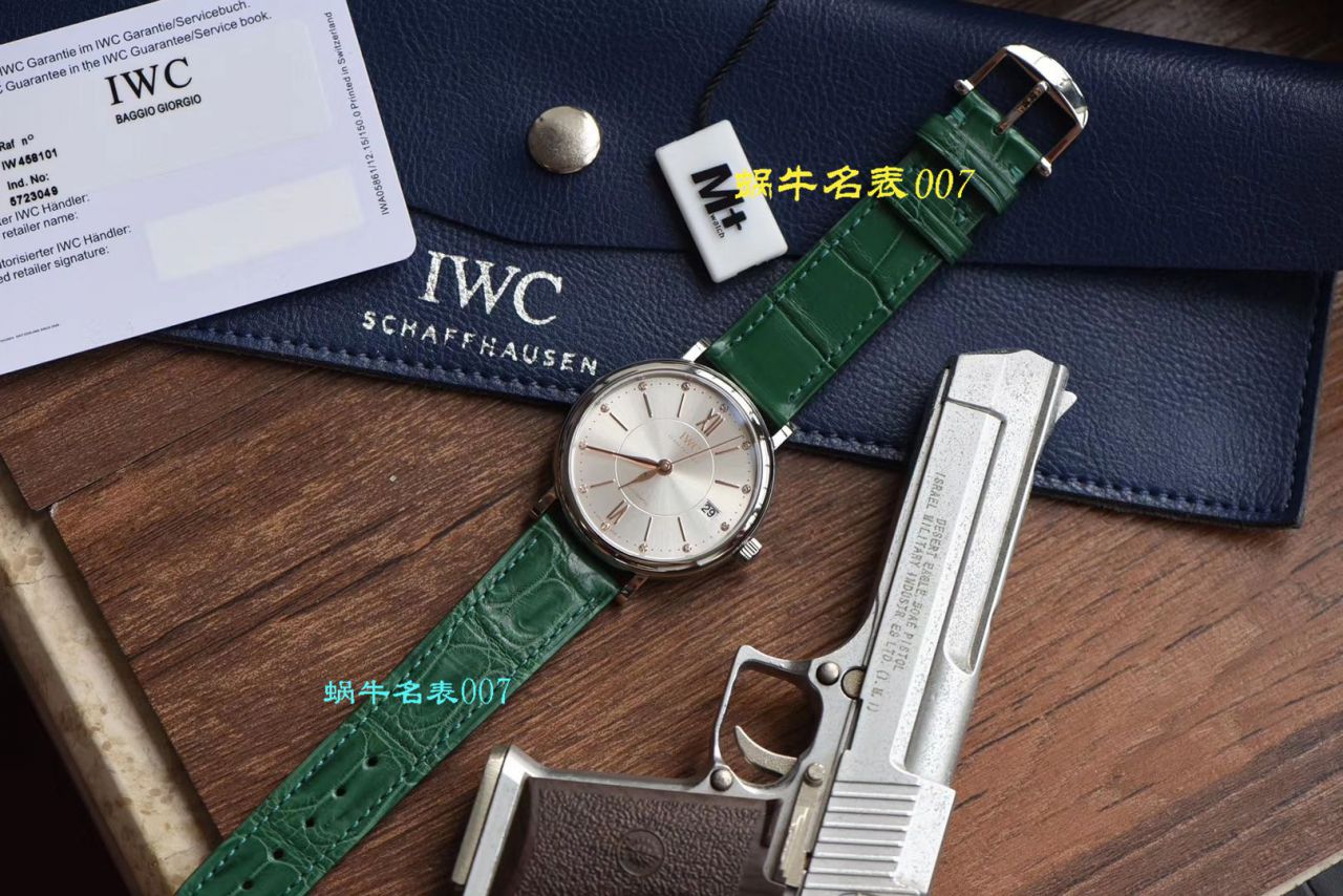 【M+厂顶级复刻高仿手表】IWC万国表柏涛菲诺系列IW458116、IW458101女士腕表 