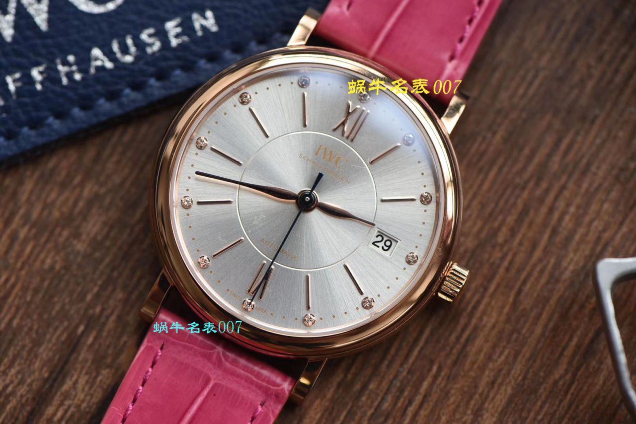 【M+厂顶级复刻高仿手表】IWC万国表柏涛菲诺系列IW458116、IW458101女士腕表 
