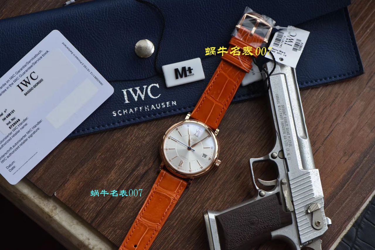 【M+厂顶级复刻高仿手表】IWC万国表柏涛菲诺系列IW458116、IW458101女士腕表 