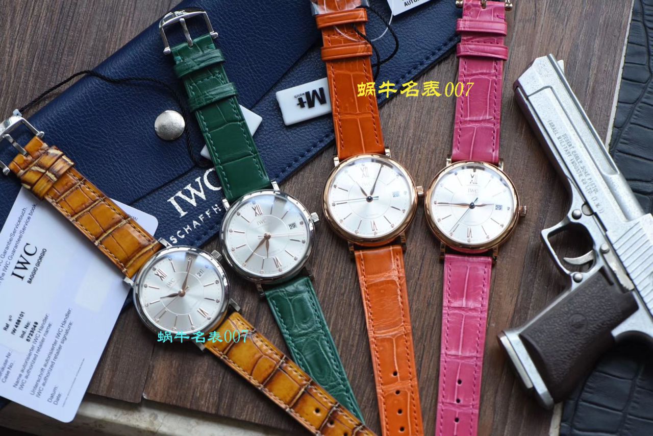 【M+厂顶级复刻高仿手表】IWC万国表柏涛菲诺系列IW458116、IW458101女士腕表 