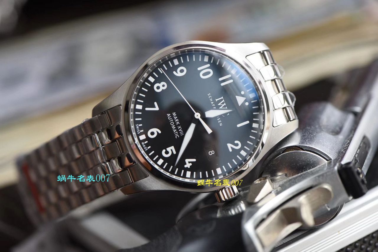 【视频评测V7厂马克十八钢带版】IWC万国表飞行员系列IW327014腕表(小王子)（万国超A高仿复刻表哪个厂最好） / WG359