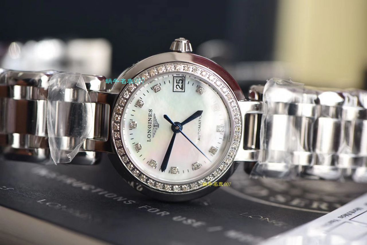 【原单真钻原装机芯机械女表】浪琴优雅PRIMALUNA心月系列L8.111.0.87.6腕表 / L112