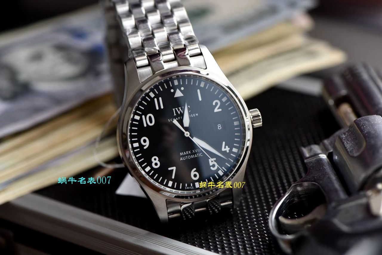 【视频评测V7厂马克十八】IWC万国表飞行员超A高仿IW327011腕表（复刻表哪款仿得最真） / WG371