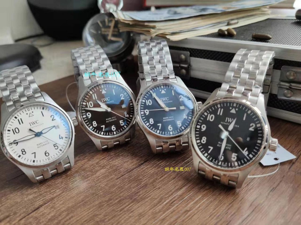 【视频评测V7厂马克十八】IWC万国表飞行员超A高仿IW327011腕表（复刻表哪款仿得最真） / WG371