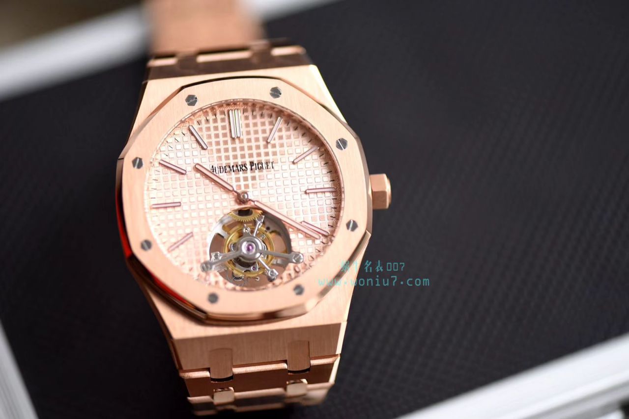 【视频评测JF厂官网复刻高仿手表】爱彼皇家橡树系列26510OR.OO.1220OR.01陀飞轮腕表 / AP168