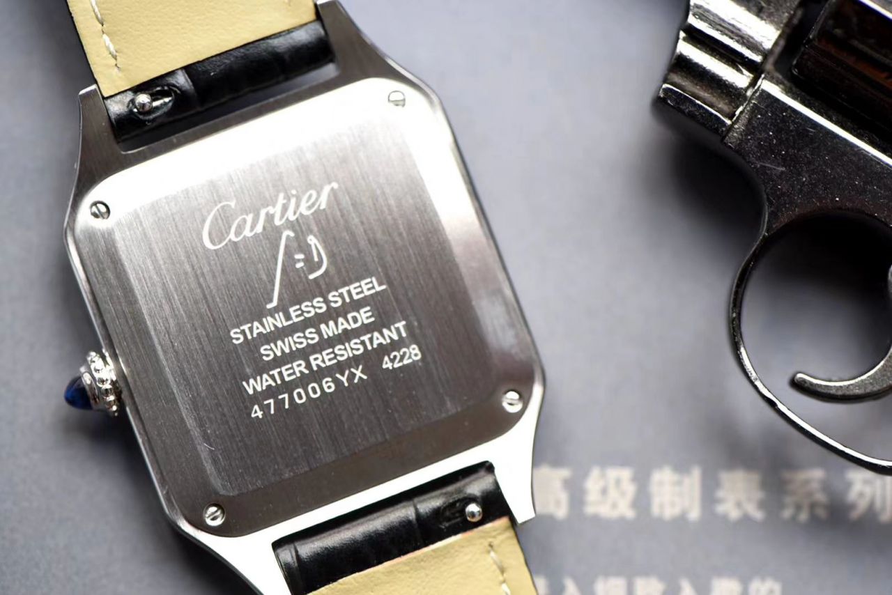 【视频评测XF厂什么叫复刻高仿表】卡地亚山度士系列WSSA0022（大号）WSSA0023（小号）腕表 / K217