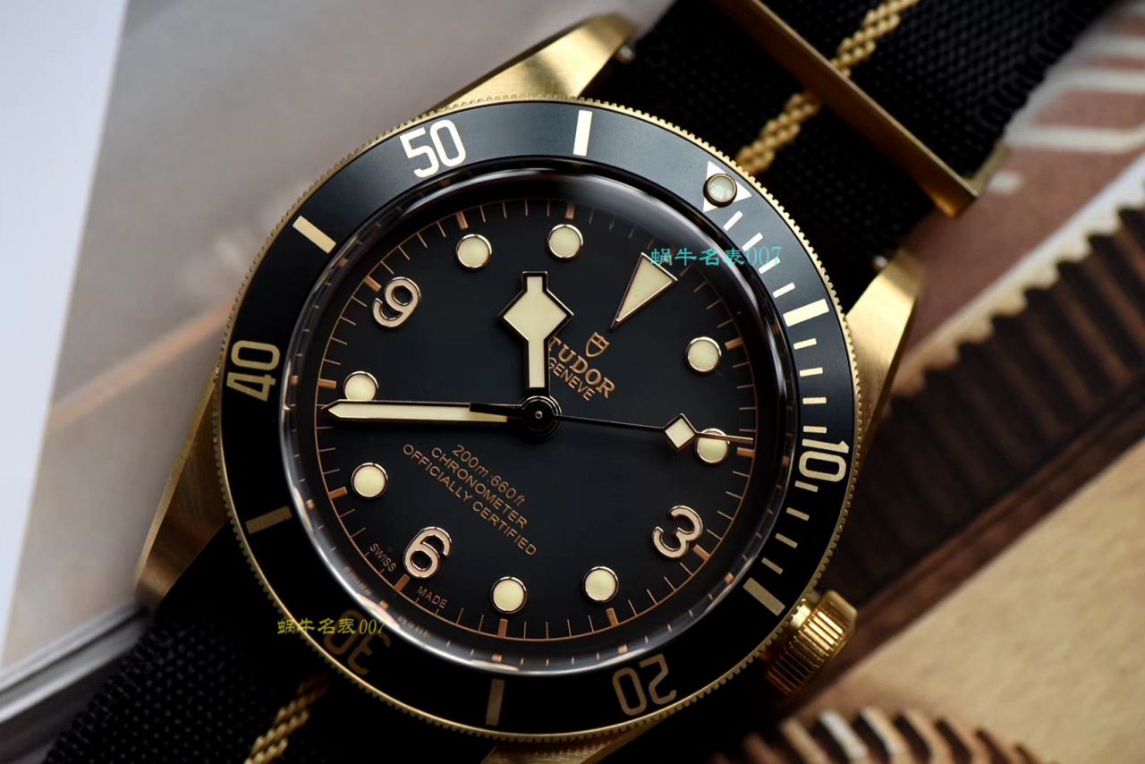 【视频评测XF厂帝舵复刻高仿表】帝舵碧湾系列M79250BA-0001腕表贝克汉姆同款最新青铜型小铜盾 / DT038