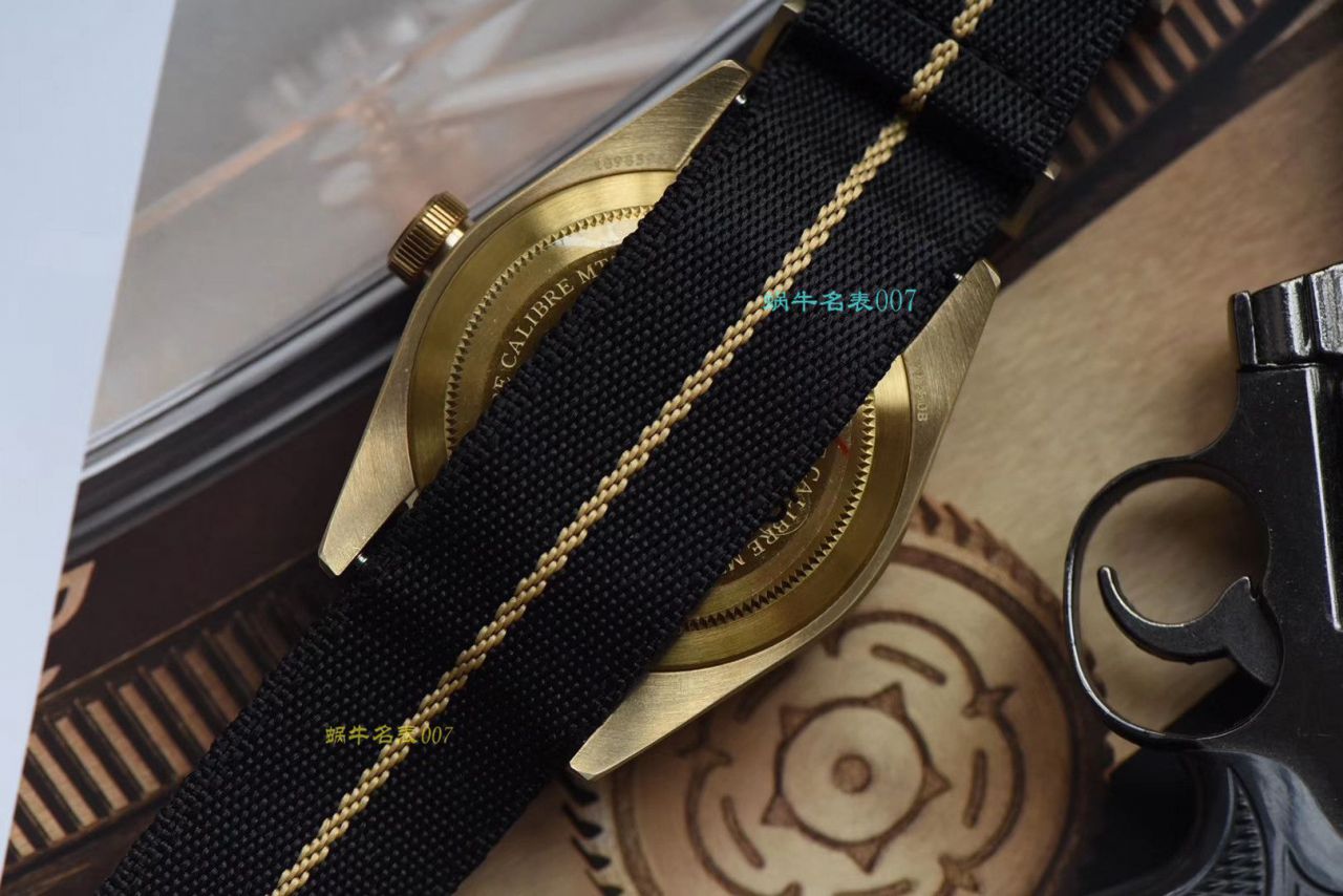 【视频评测XF厂帝舵复刻高仿表】帝舵碧湾系列M79250BA-0001腕表贝克汉姆同款最新青铜型小铜盾 / DT038