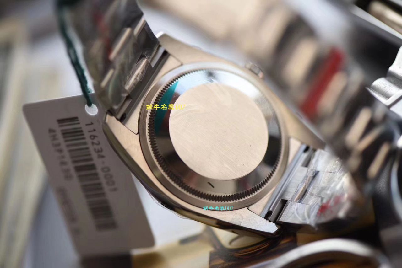 【视频评测什么叫复刻表，最好的复刻表】DJ厂劳力士日志型36高仿116234-G-63600银石腕表 / R360