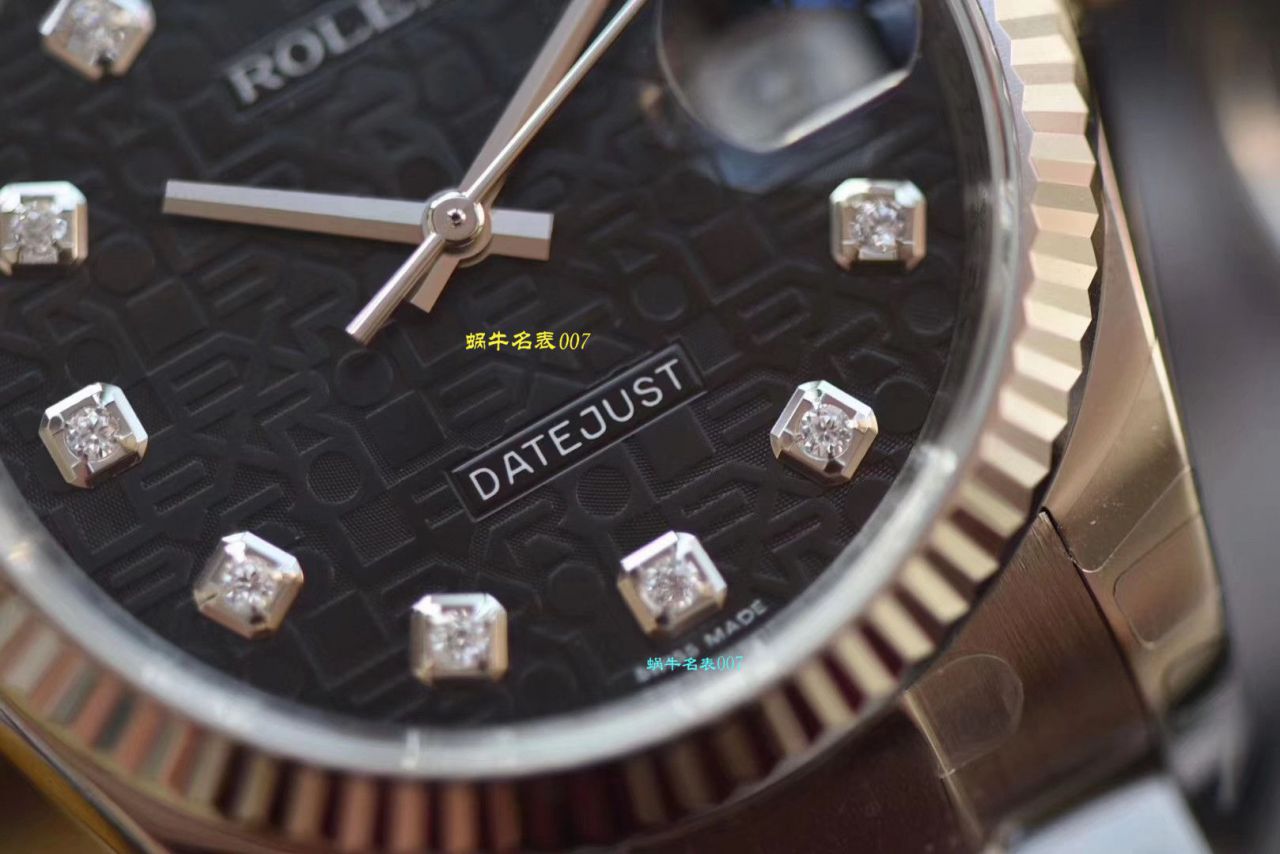 【视频评测高仿劳力士男表价格】DJ厂电脑纹面劳力士日志型36系列m116234-0122腕表 