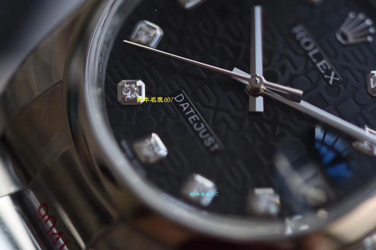 【视频评测高仿劳力士男表价格】DJ厂电脑纹面劳力士日志型36系列m116234-0122腕表 