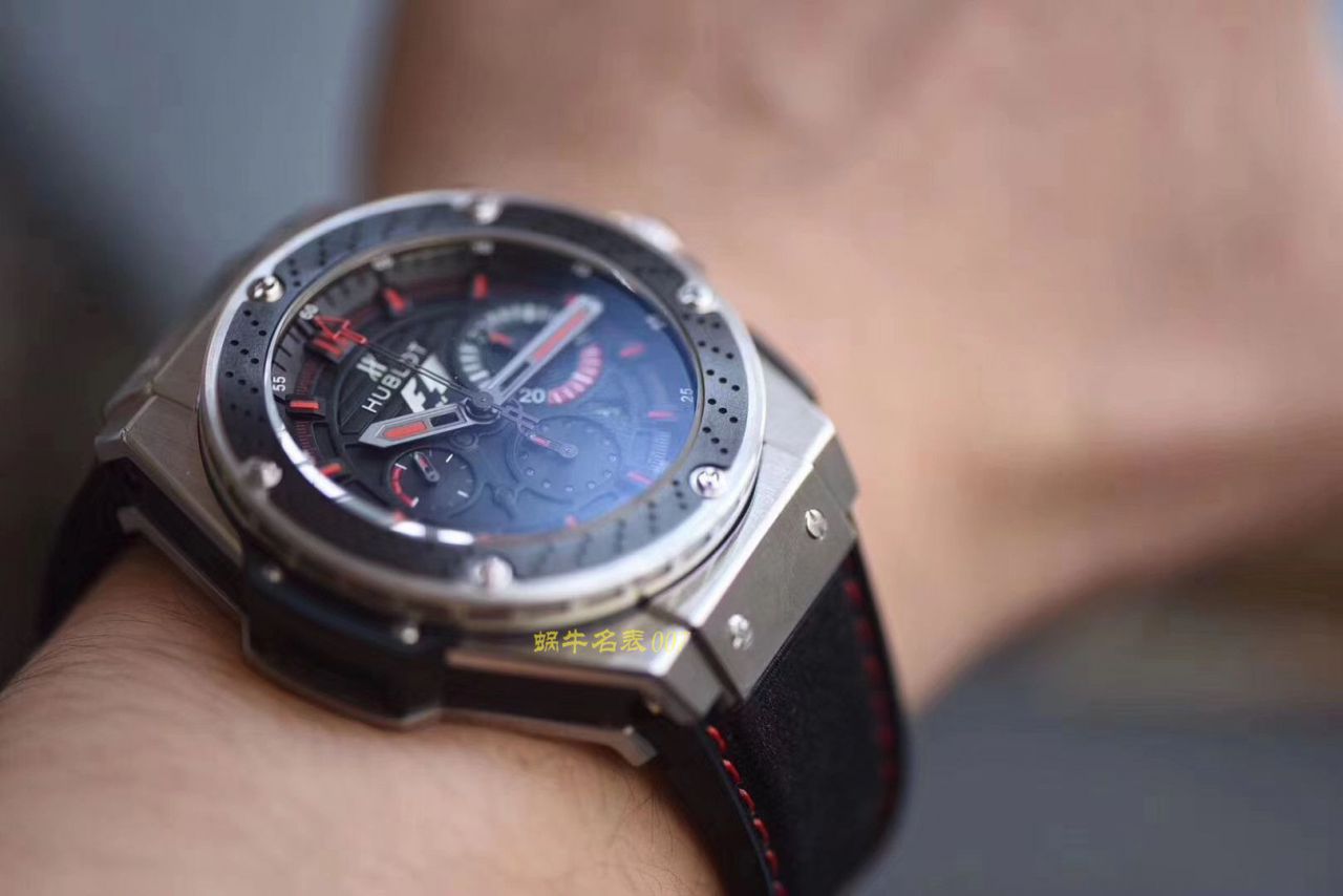 【视频评测V6厂宇舶仿表】Hublot  King Power F1 Zirconium 703.ZM.1123.NR限量版腕表 / YB071