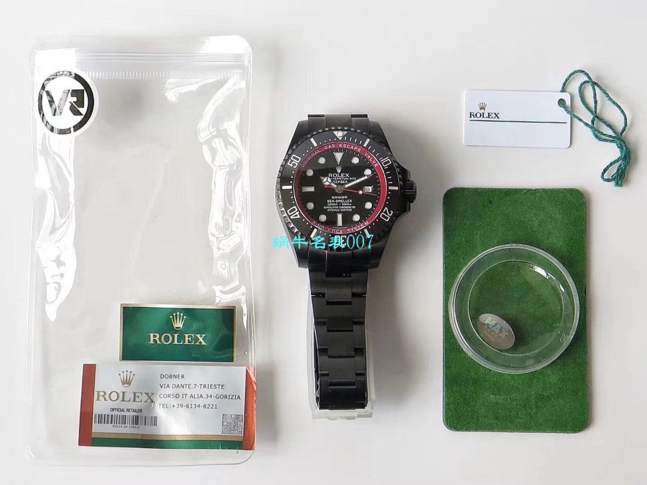 【VR厂复刻劳力士高仿红魔】SEA深潜系列BAMFORD WATCH海外定制版腕表 / R366