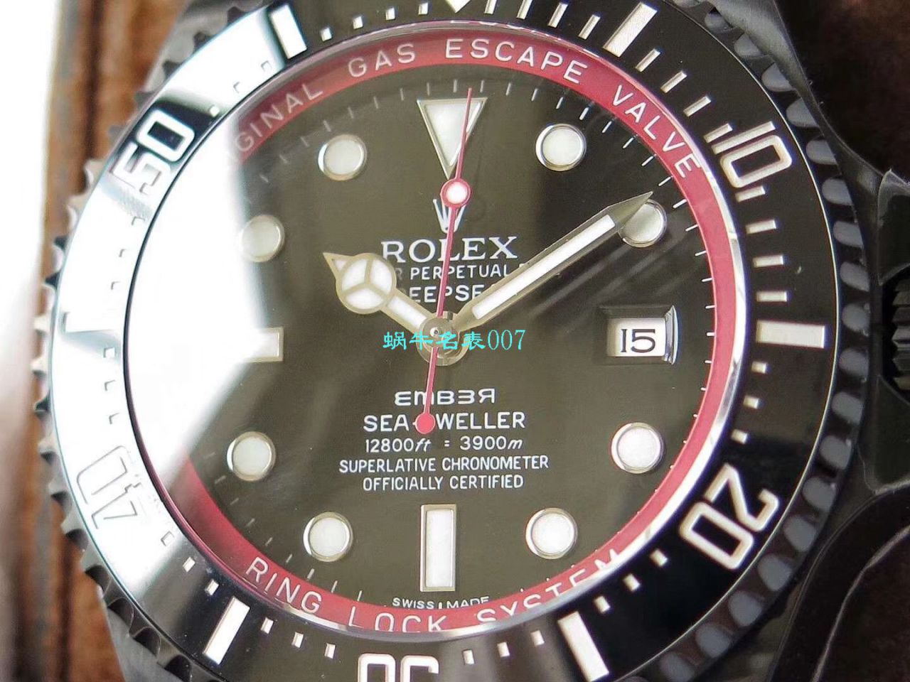 【VR厂复刻劳力士高仿红魔】SEA深潜系列BAMFORD WATCH海外定制版腕表 / R366