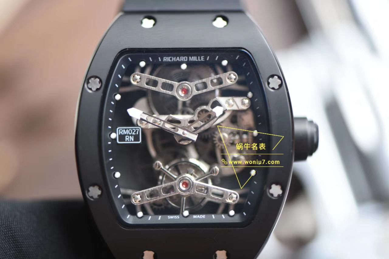 RICHARD MILLE(理查德米勒)顶级复刻高仿里查德米尔男士系列RM 027 TOURBILLON RAFAEL NADAL腕表 / RM 027