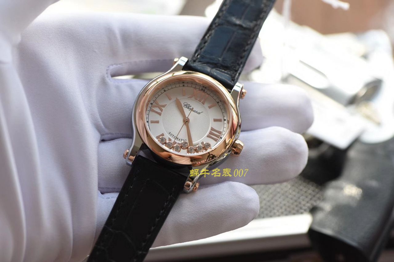 【YF厂Chopard复刻高仿表】萧邦HAPPY DIAMONDS系列278559-6008女腕表 / XB038