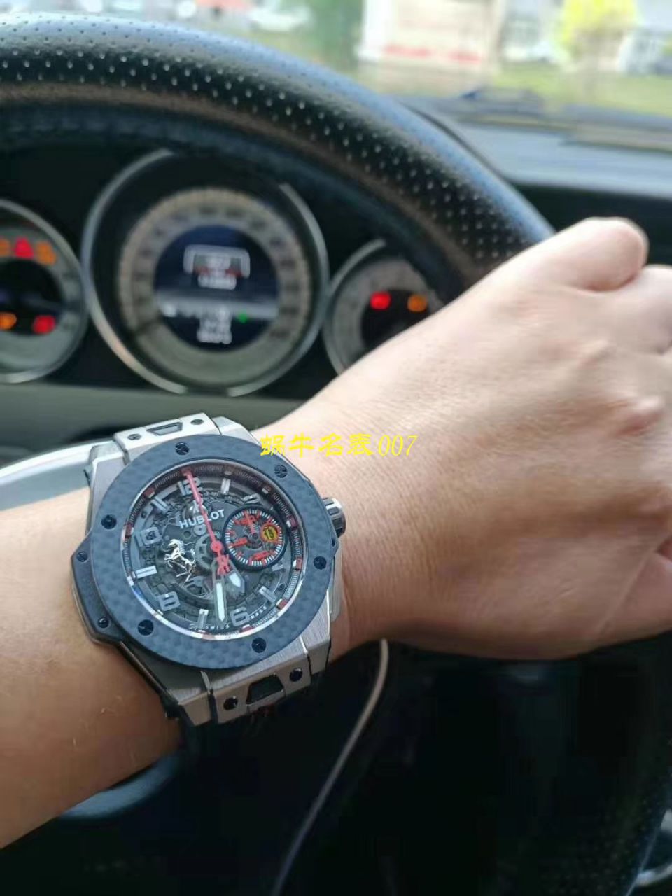 【视频评测V6出品】Hublot  Ferrari Titanium F3系列 宇舶法拉利401.NQ.0123.VR腕表 / YB066