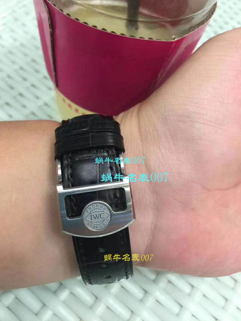 【ZF厂超A1:1高精仿手表】IW500114万国葡七V5版！同步专柜新葡七《万国七日链》 / WG255