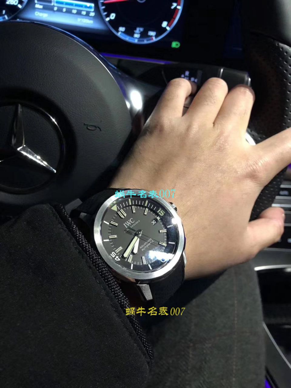 【独家视频测评1:1超A高仿手表】万国海洋时计系列CHRONOGRAPH计时IW329001腕表 / WG165