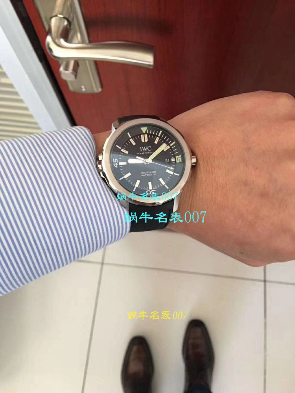 【独家视频测评1:1超A高仿手表】万国海洋时计系列CHRONOGRAPH计时IW329001腕表 / WG165