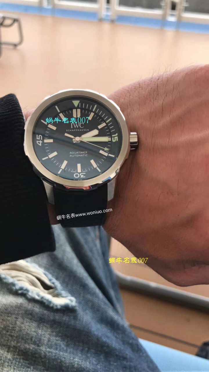 【独家视频测评1:1超A高仿手表】万国海洋时计系列CHRONOGRAPH计时IW329001腕表 / WG165