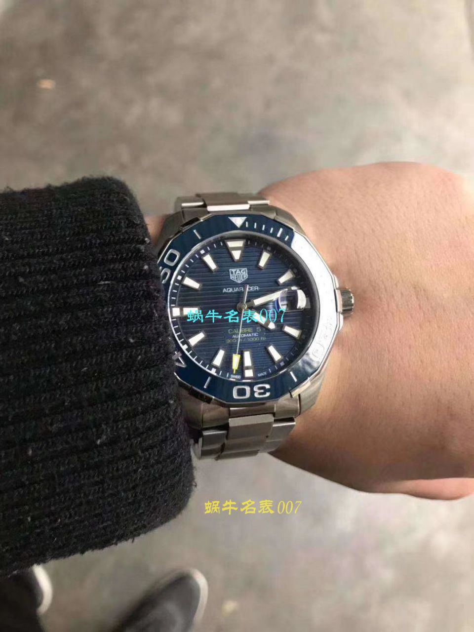 【原单正品、专柜验货】李易峰同款泰格豪雅竞潜300M腕表系列系列WAY201A.FT6069腕表 / TG057