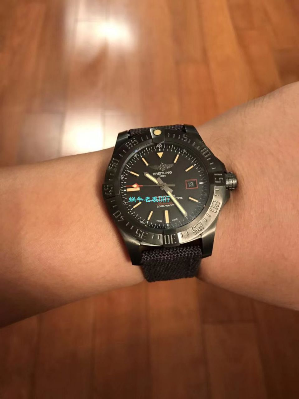 原单新款，百年灵复仇者黑鸟，44mm，原厂钛金属表壳 / BL087