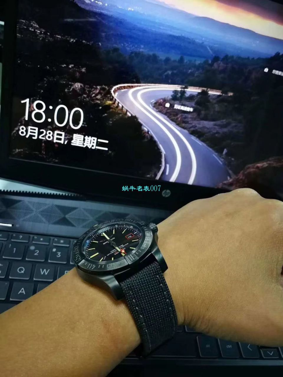 【视频评测专柜原单百年灵复仇者黑鸟】百年灵机械计时系列V1731110/BD74/109W/M20BASA.1腕表 / BL093