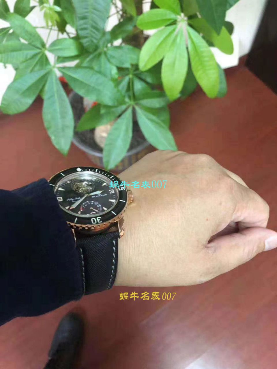 【JB一比一超A复刻高仿手表】宝珀五十噚系列5025-3630-52A陀飞轮腕表 / BP055