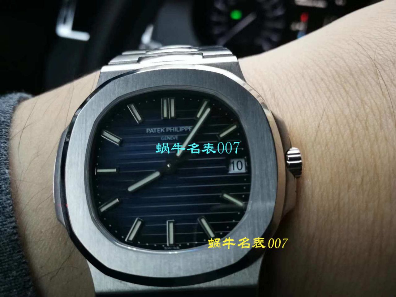 【独家视频测评PF一比一超A高仿手表】百达翡丽运动系列5711/1A 010 不锈钢腕表(鹦鹉螺) 