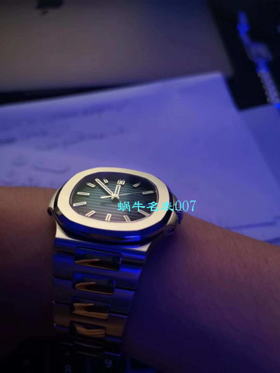 【独家视频测评PF一比一超A高仿手表】百达翡丽运动系列5711/1A 010 不锈钢腕表(鹦鹉螺) 