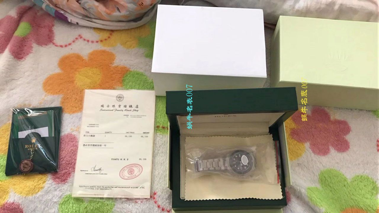 【NOOB厂V9版本一比一超A复刻高仿手表】劳力士潜航者型系列116610LV-97200 绿盘腕表【劳力士绿水鬼】、劳力士潜航者型系列116610LN-97200 黑盘腕表(黑水鬼) / R295