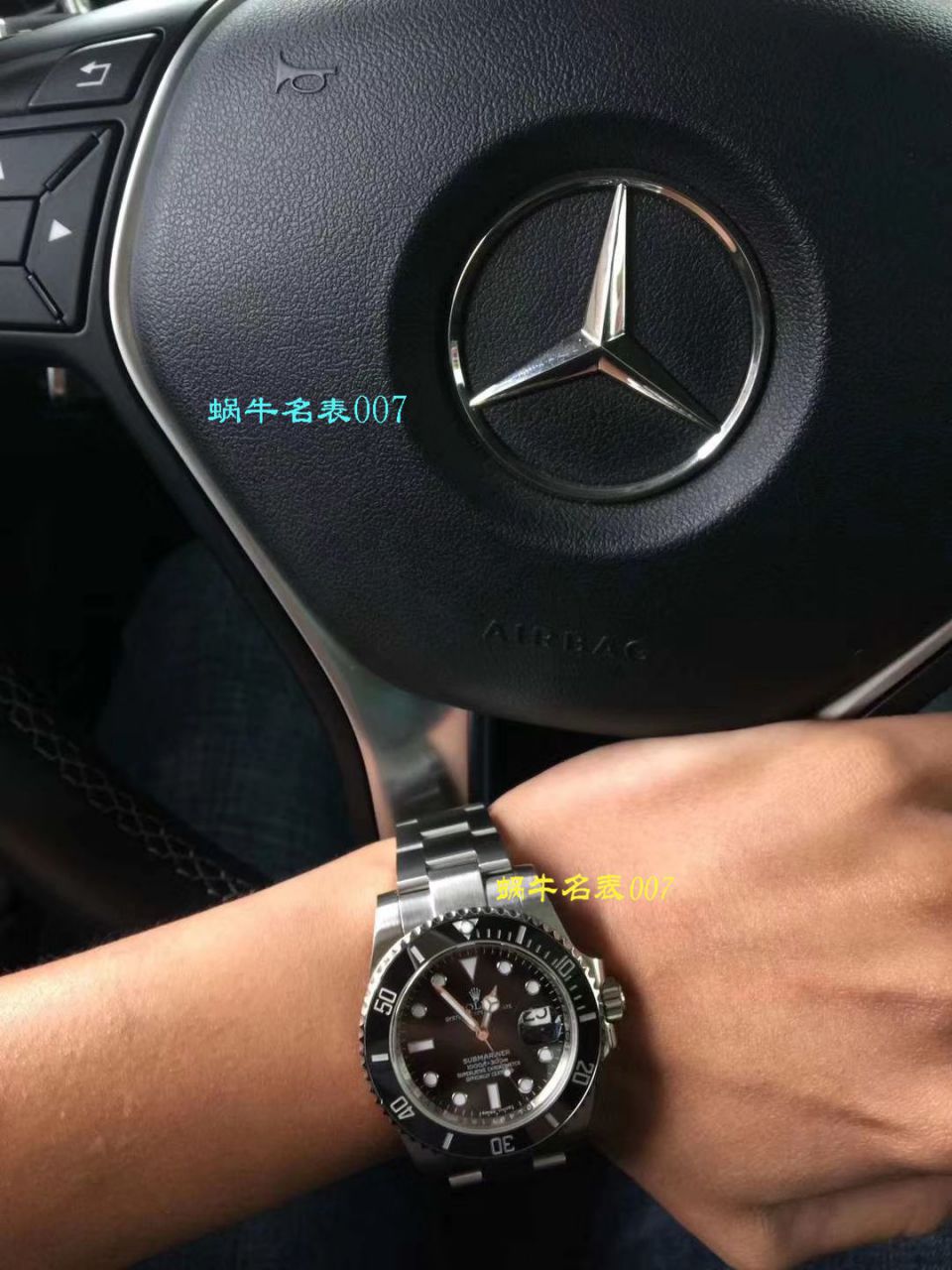 【哪里能买到好的瑞士复刻表】视频评测NOOB厂迄今为止最强ROLEX绿水鬼～V9版本黑水鬼 / FK07