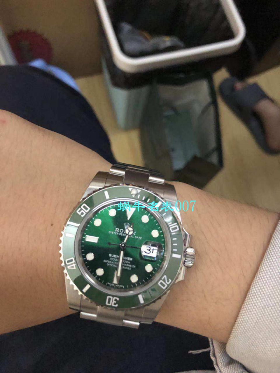 【哪里能买到好的瑞士复刻表】视频评测NOOB厂迄今为止最强ROLEX绿水鬼～V9版本黑水鬼 / FK07