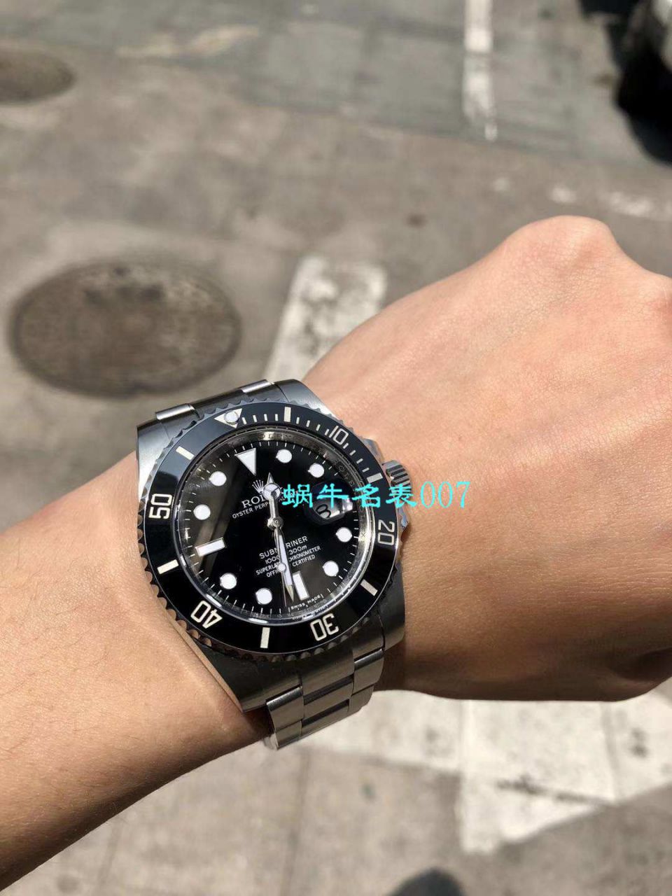 【哪里能买到好的瑞士复刻表】视频评测NOOB厂迄今为止最强ROLEX绿水鬼～V9版本黑水鬼 / FK07