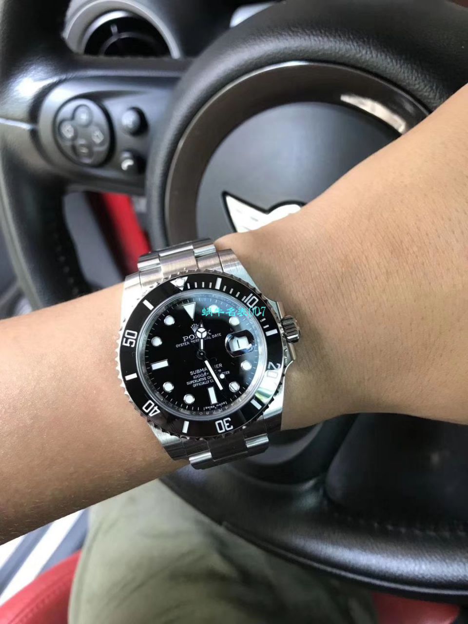 【哪里能买到好的瑞士复刻表】视频评测NOOB厂迄今为止最强ROLEX绿水鬼～V9版本黑水鬼 / FK07