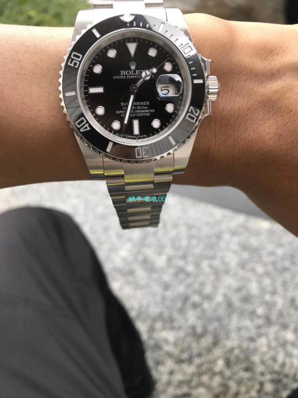 【哪里能买到好的瑞士复刻表】视频评测NOOB厂迄今为止最强ROLEX绿水鬼～V9版本黑水鬼 / FK07