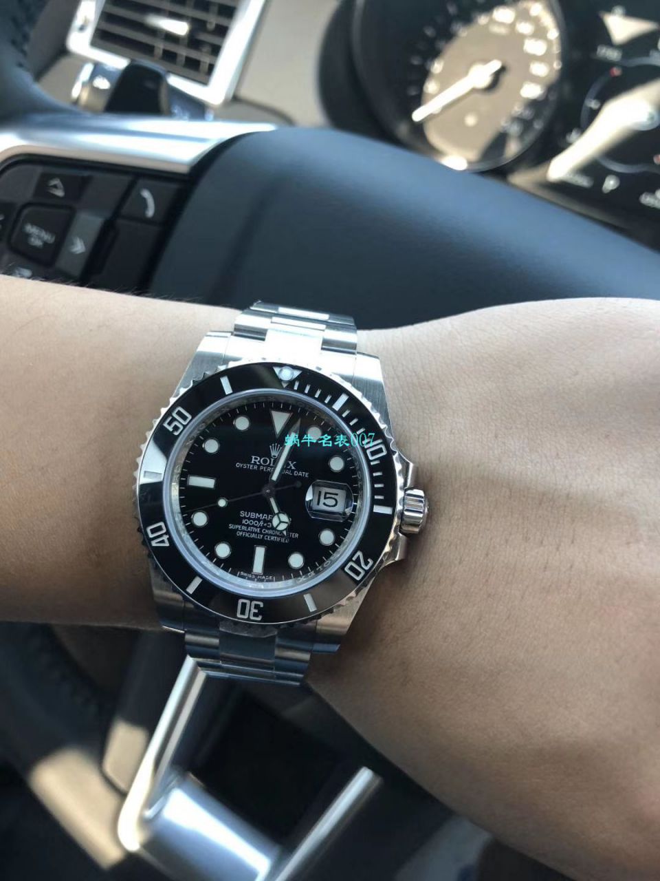 【哪里能买到好的瑞士复刻表】视频评测NOOB厂迄今为止最强ROLEX绿水鬼～V9版本黑水鬼 / FK07