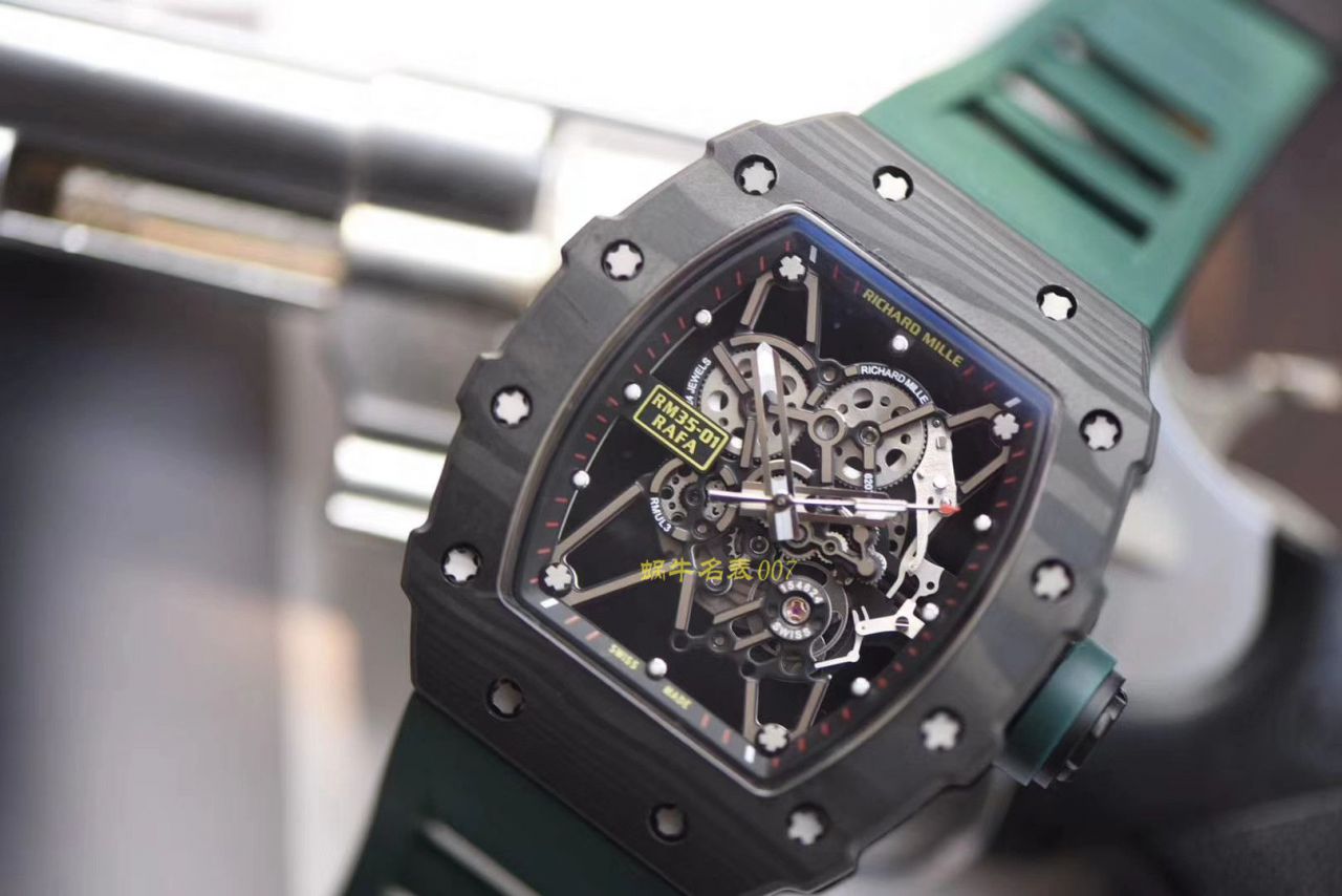 Richard Mille 理查德米勒男士系列RM 35-01，RM 35-02新配面绿带款（KV出品） / KV035 02