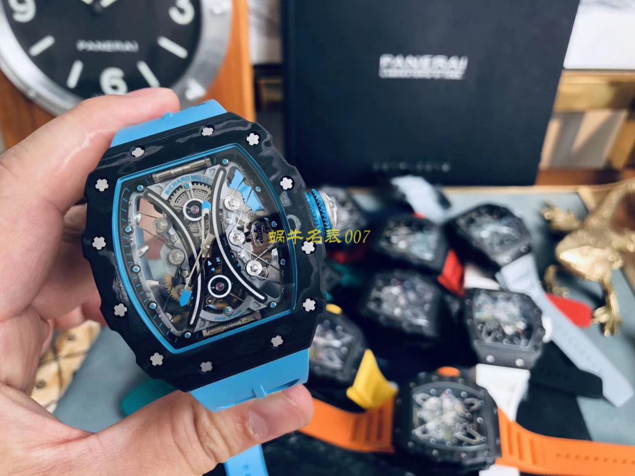 【JB厂理查德米勒复刻高仿手表】Richard Mille男士系列RM 53-01 PABLO MAC DONOUGH陀飞轮腕表 / RM 53-01