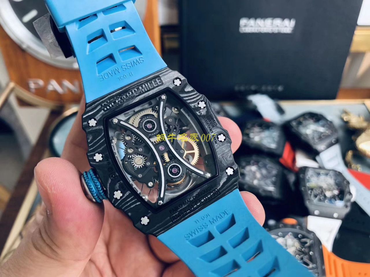 【JB厂理查德米勒复刻高仿手表】Richard Mille男士系列RM 53-01 PABLO MAC DONOUGH陀飞轮腕表 / RM 53-01